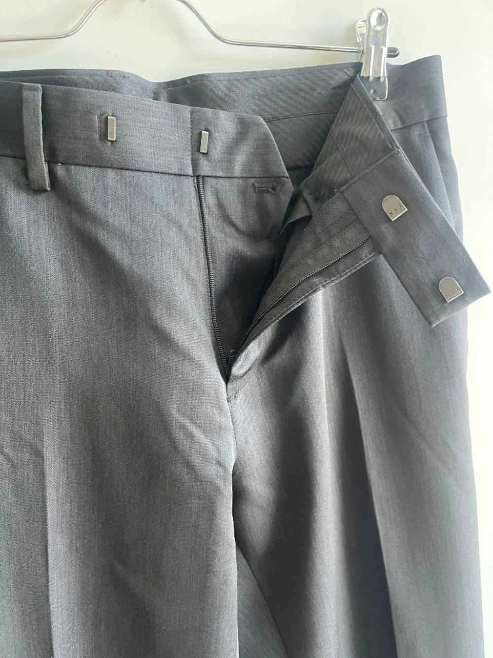 Kenneth Cole Reaction Men’s Dress Pants Gray Flat Front 30x30 Career Office